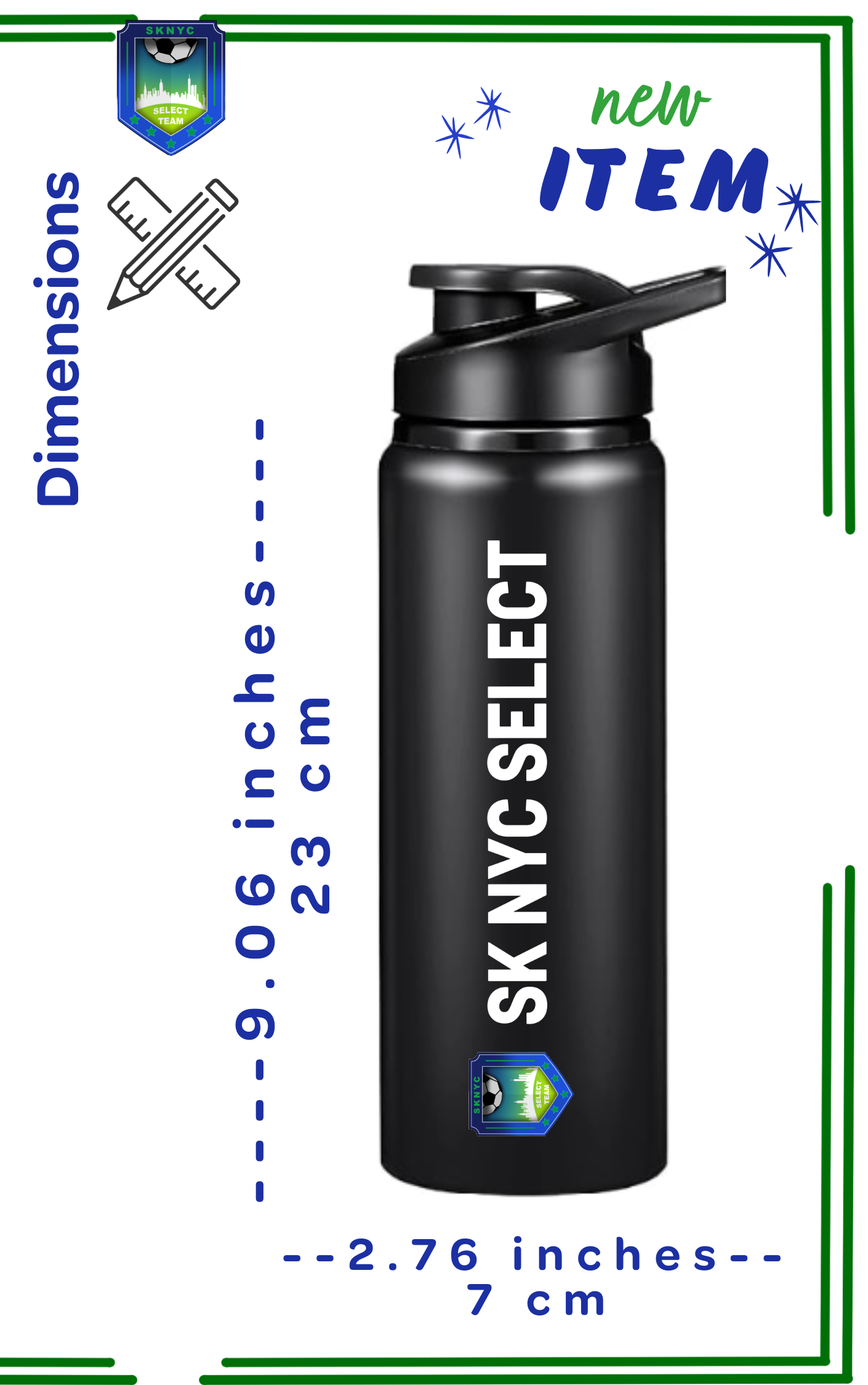Select Team Water Bottle