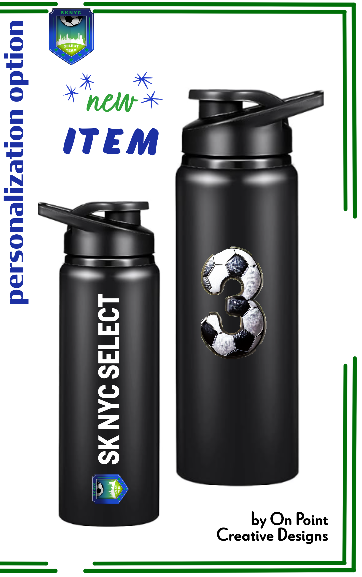 Select Team Water Bottle