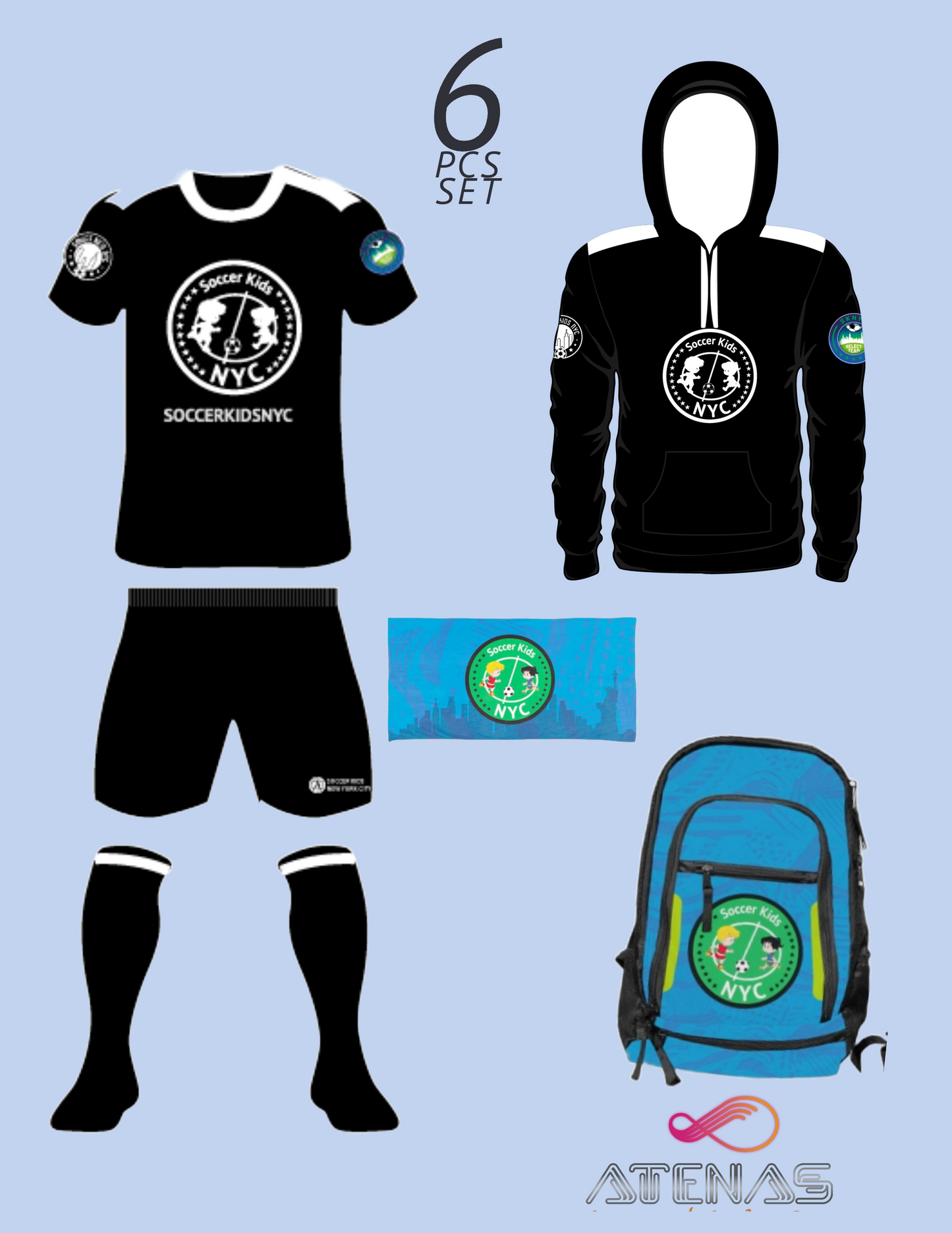 Soccer Kids Welcome Package Winter 6 Pcs